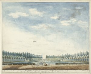 Der Garten des Hauses Offem, bei Noordwijk von Jan Baptist van Eeckhout