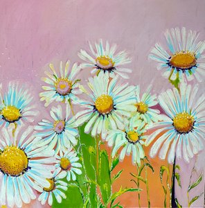 Gänseblümchen im Regen, 2024 von Jan Barzottini