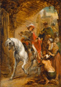 Sankt Martin teilt seinen Mantel, ca. 1640-1645 von Jan Boeckhorst