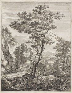 Der große Baum, aus Aufrechte italienische Landschaften