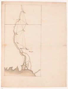 Triangulation entlang eines Flusses von Jan Brandes