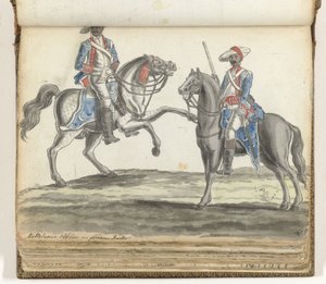 Malabarischer Offizier und Reiter von Jan Brandes