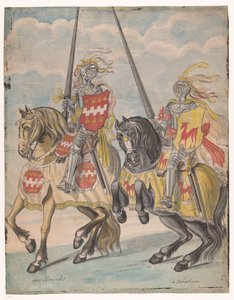 Ritter mit den Familienwappen von Brandes und Hirschman