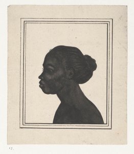 Silhouettenporträt von Flora von Jan Brandes