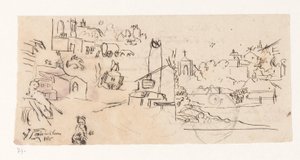 Stadt- oder Dorfszene von Jan Brandes