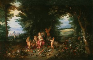Landschaft mit Ceres (Allegorie der Erde) von Jan Brueghel the Younger