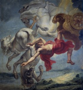 Der Sturz des Phaeton, Ende des 17. Jahrhunderts von Jan Carel van Eyck