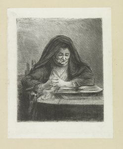 Lesende Frau von Jan Chalon