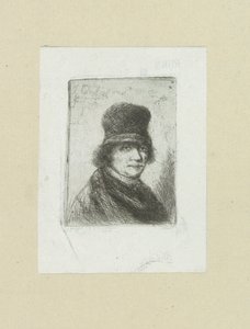 Mann mit hohem Hut von Jan Chalon