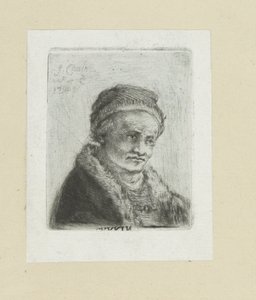 Erwachsener Mann mit Pelzkragen von Jan Chalon