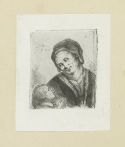 Frau und Kind von Jan Chalon