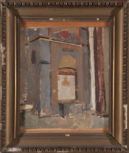 Brunnen im Palast des Khans in Bachtschyssaraj. Aus einer Reise auf die Krim von Jan Ciągliński
