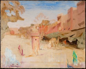 Jaipur - Straße. Von einer Reise nach Indien von Jan Ciągliński