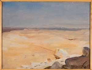 Wüstenmotiv. Aus einer Reise nach Ägypten von Jan Ciągliński