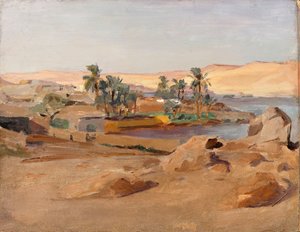 Nil bei Assuan. Aus einer Reise nach Ägypten von Jan Ciągliński