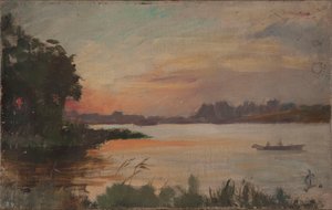 Landschaft aus Finnland von Jan Ciągliński