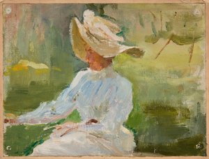 Porträt von Eugenia Aleksandra Rubcowa, der Mutter des Malers Rubcow