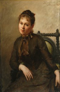 Porträt von Helena aus Rymowiczów Piltz von Jan Ciągliński