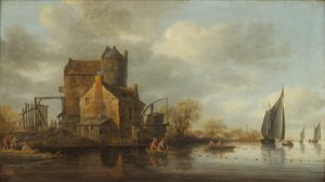 Niederländische Flussansicht