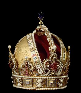 Krone des Kaisers des Heiligen Römischen Reiches Rudolf II. von Habsburg (1552-1612) von Jan Cornelisz Vermeyen