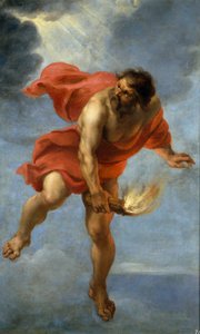 Prometheus trägt das Feuer, 1637 von Jan Cossiers