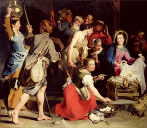 Die Anbetung der Hirten, nach 1628 von Jan Cossiers