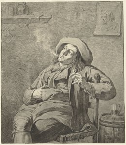 Rauchender Mann von Jan Ekels (II)