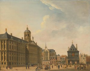 Ansicht des Dam in Amsterdam