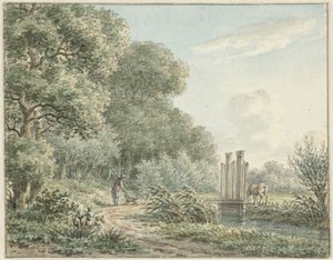 Wanderer auf der Amstelveense Weg