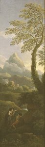 Figuren in einer klassischen Landschaft