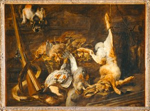 Wild und Jagdausrüstung entdeckt von einer Katze von Jan Fyt