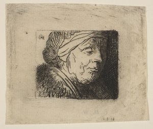 Kopf einer alten Frau, 1620-40 von Jan Georg van Vliet