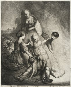 Lot und seine Töchter, 1631
