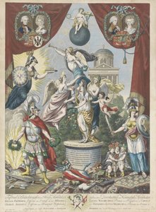 Allegorie auf die Hochzeiten des Sohnes und der Tochter von Wilhelm V., 1790-1791