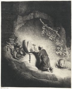 Hl. Hieronymus im Gebet von Jan Gillisz. van Vliet