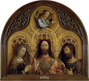 Christus zwischen der Jungfrau Maria und Johannes dem Täufer