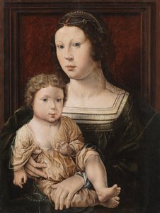 Jungfrau und Kind (Anna von Bergen und ihr Sohn) 1521