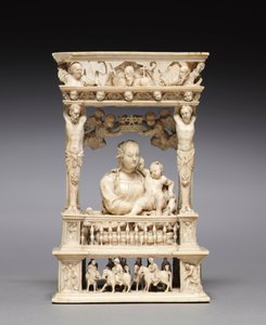 Jungfrau und Kind in einem architektonischen Rahmen, ca. 1530-1540