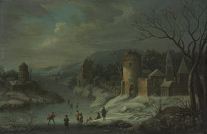 Winterlandschaft, um 1680-1718
