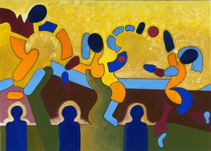 Zeremonie eines heiligen Ballspiels, 2007 von Jan Groneberg
