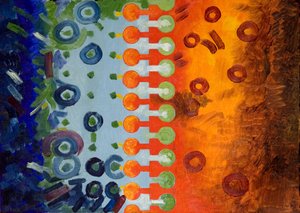 Reißverschluss, der heiß und kalt verbindet, 2006 von Jan Groneberg