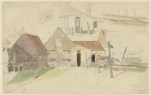 Studien von Häusern in der Vinkenbuurt, Amsterdam von Jan H.L. Hanau