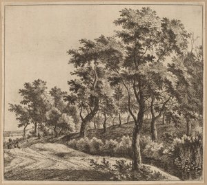 Landschaft mit einem Bach