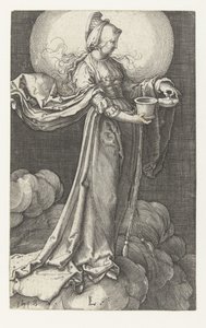 Maria Magdalena in den Wolken