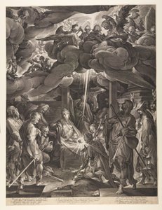 Anbetung der Hirten von Jan Harmensz. Muller