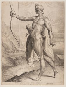 Apollo tötet den Python