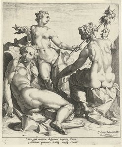 Drei Schicksalsgöttinnen von Jan Harmensz. Muller