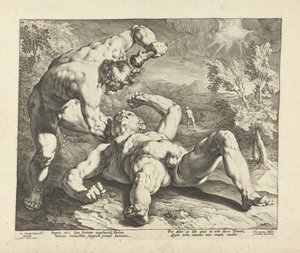 Kain tötet Abel von Jan Harmensz. Muller