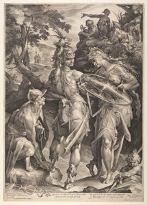 Minerva rüstet Perseus aus