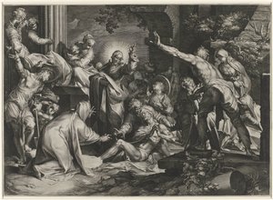 Auferweckung des Lazarus von Jan Harmensz. Muller